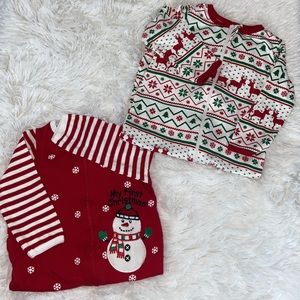 2 Piece Infant Onesie Holiday Set